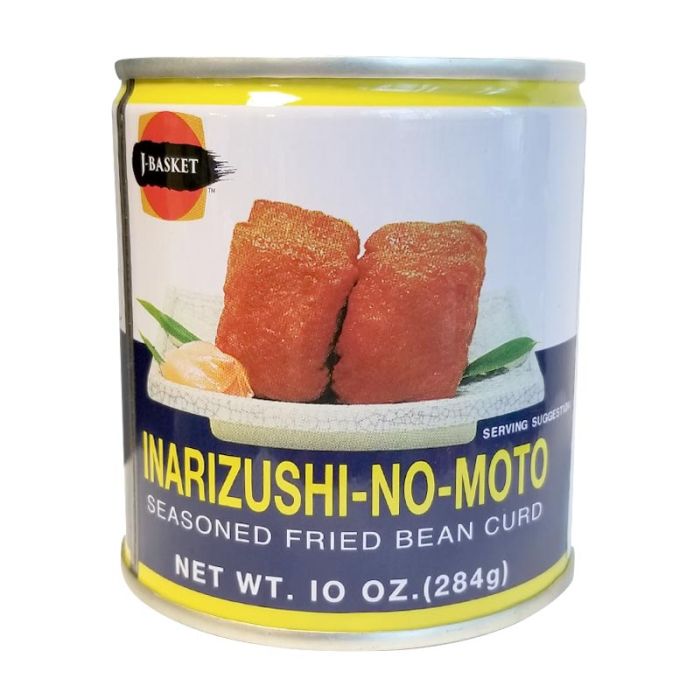 J-BASKET Inarizushi No Moto (Seasoned Fried Bean Curd Pouches) 284g 日本壽司豆腐皮 (罐)