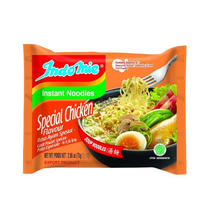 INDOMIE Instant Noodles Special Chicken Flavour 75g 印尼特別雞面