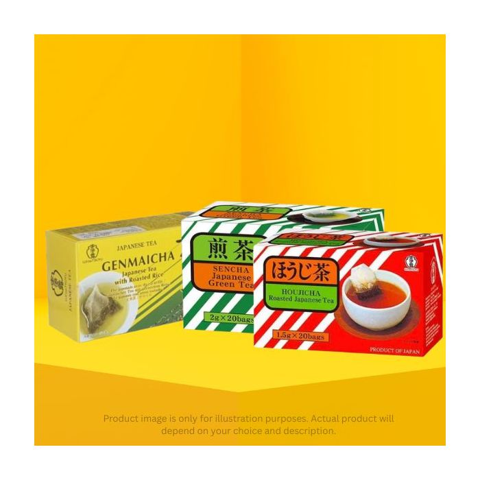 Mix and Match UJINOTSUYU Hojicha Genmaicha Sencha Japanese Tea Bundle Deal