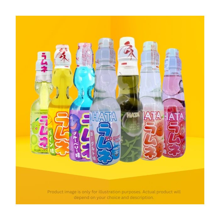 Mix and Match Japanese HATAKOSEN (HATA) Ramune Bundle