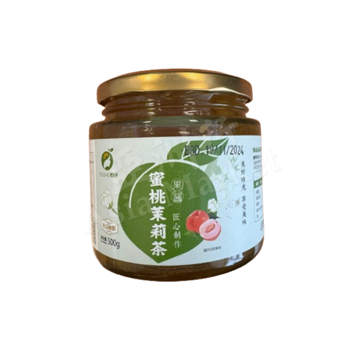 YOUHU Honey Peach Jasmine Tea 500g 呦呼蜜桃茉莉茶