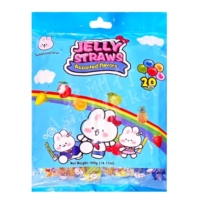 SweetMellow - Jelly Stick Assorted Flavours 果冻条 20pcsX20g