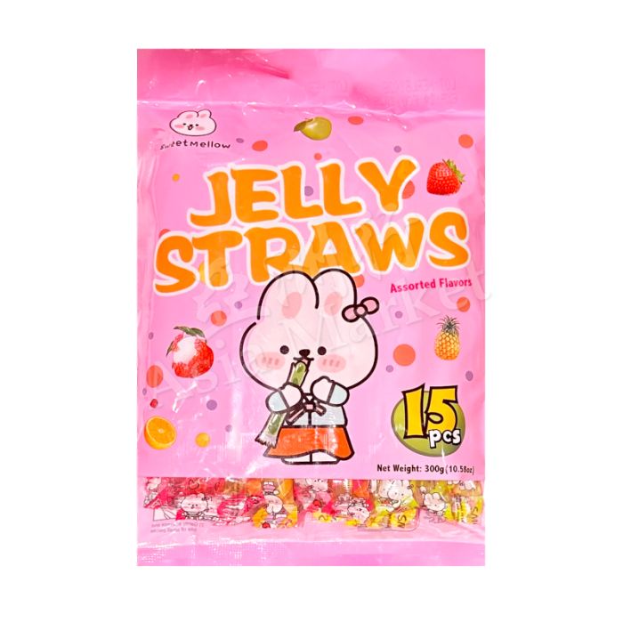 SweetMellow - Jelly Stick Assorted Flavours 果冻条 15pcsX20g
