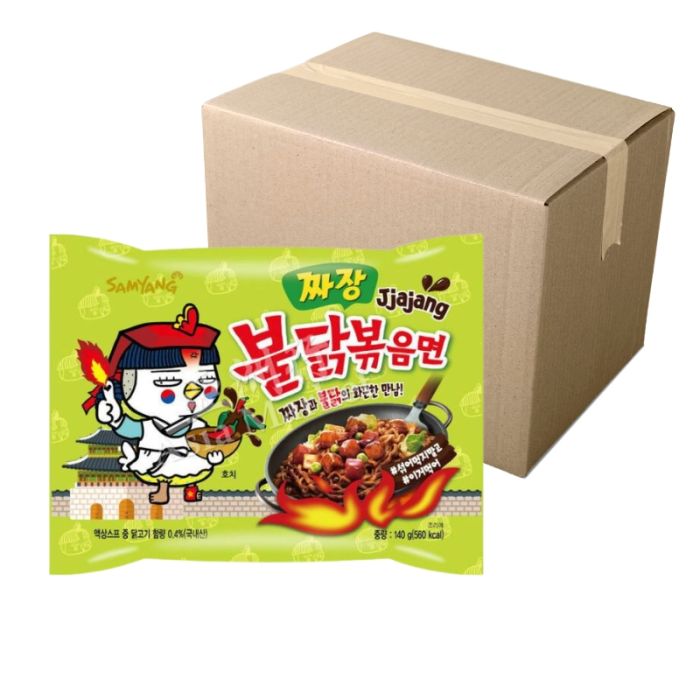 [CASE] SAMYANG Jjajang Buldak Noodle 140g (x40) 三養炸醬辣雞麵