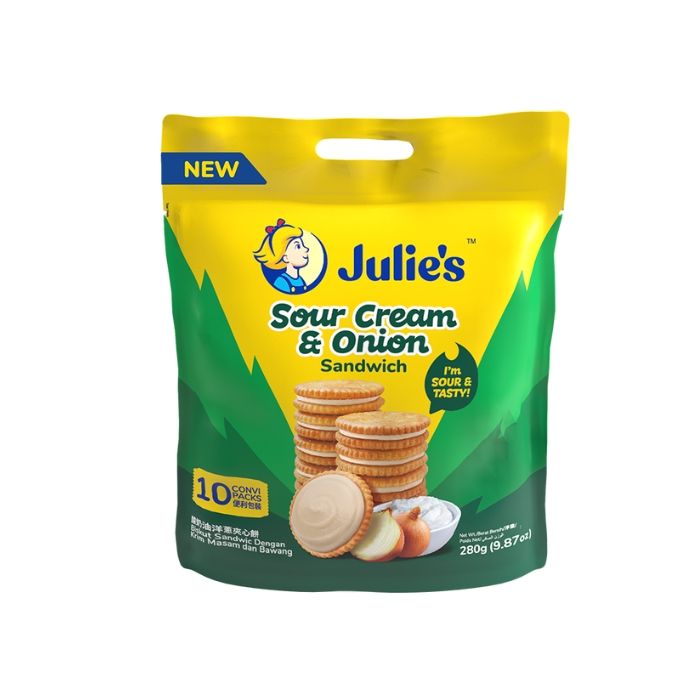 JULIES Sour Cream & Onion Sandwich 280g 酸忌廉洋蔥味 夾心餅