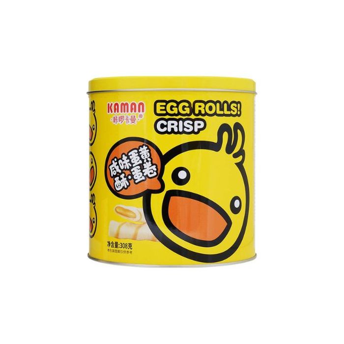 KAMAN Egg Rolls Original 308g 咔囉卡曼原味鷄蛋卷