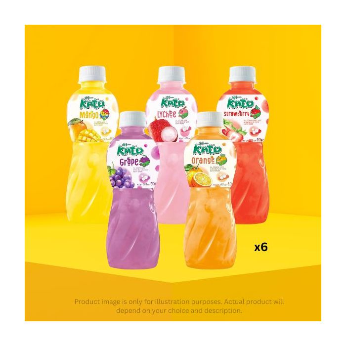 Mix and Match Kato Nata De Coco Drink Bundle (Each Pack of 6)