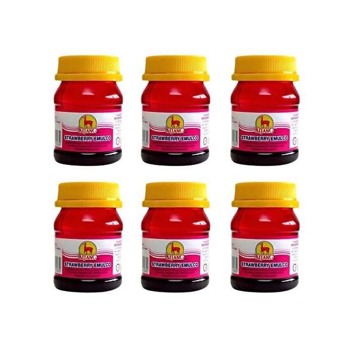 Kijang  Strawberry Emulco Colouring 50gmsX6 食用色素香精 (草莓味)
