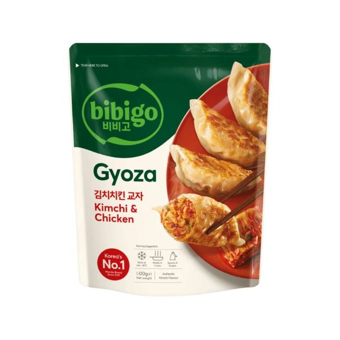 [FROZEN] BIBIGO Mandu Kimchi & Chicken Gyoza 600g 韩式 泡菜雞肉餃子