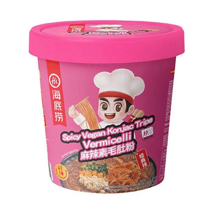 HAIDILAO Instant Vermicelli Konjac Tripe Spicy Veg Cup 122g 