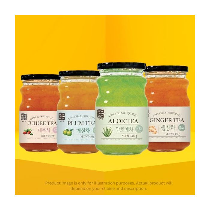 Mix and Match NOKCHAWON Korean Tea Jar Bundle