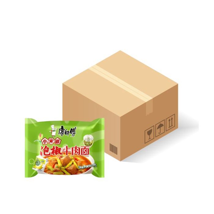 [CASE] KSF Instant Noodles Pickled Chilli&Beef 103g x 24  