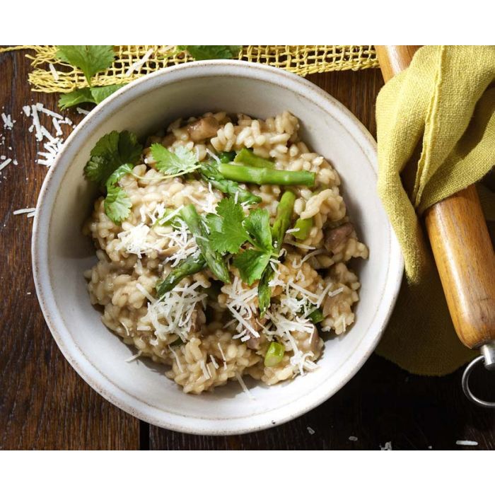 Asparagus and Shiitake Mushroom Risotto Recipe Ingredients
