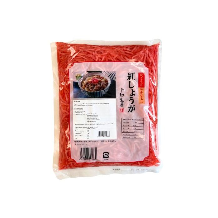 LAIWU WWK BENI Shoga Sushi Ginger Red Stripes 1kg  日本紅姜絲