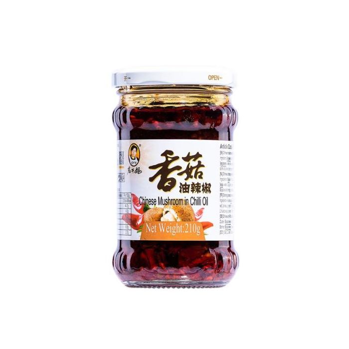 LAO GAN MA - Chinese Mushroom in Chilli Oil 210g 老干媽香菇油辣椒