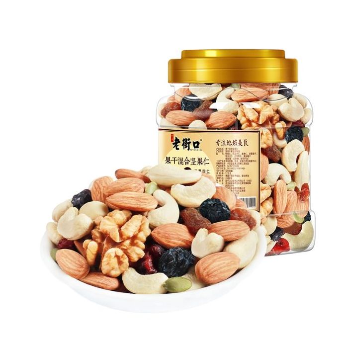 LAOJIEKOU Mixed Nuts in Tube 500g 老街口混合坚果罐装