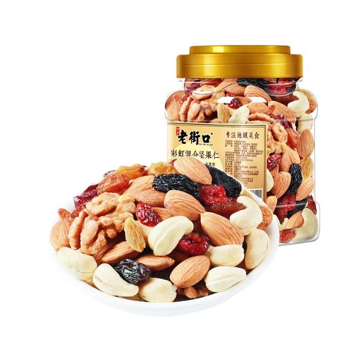 LaoJieKou Mixed Nuts Raisins 500g 老街口彩虹混合坚果仁
