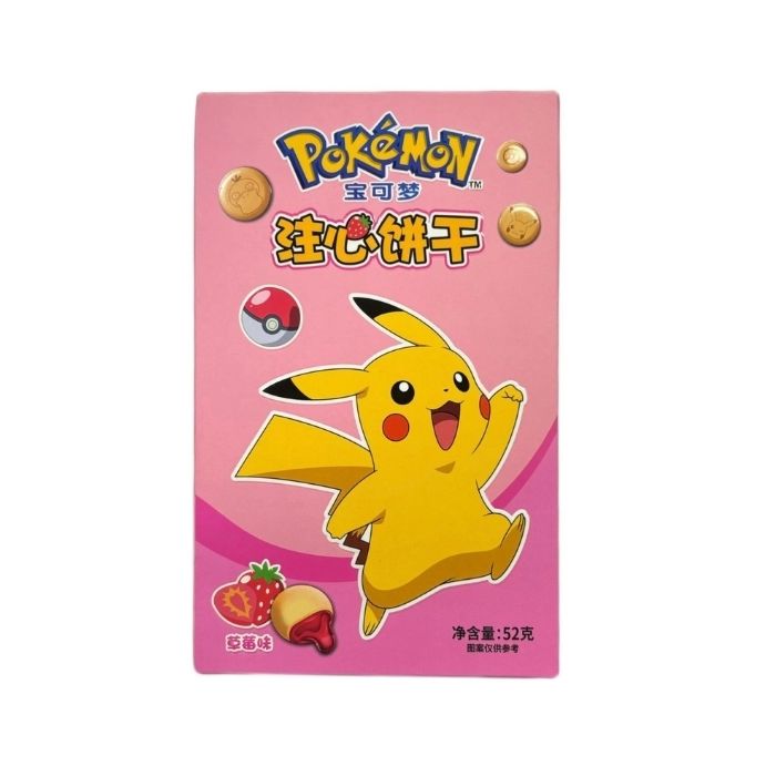 LEDA Pokemon Strawberry Biscuit 52g