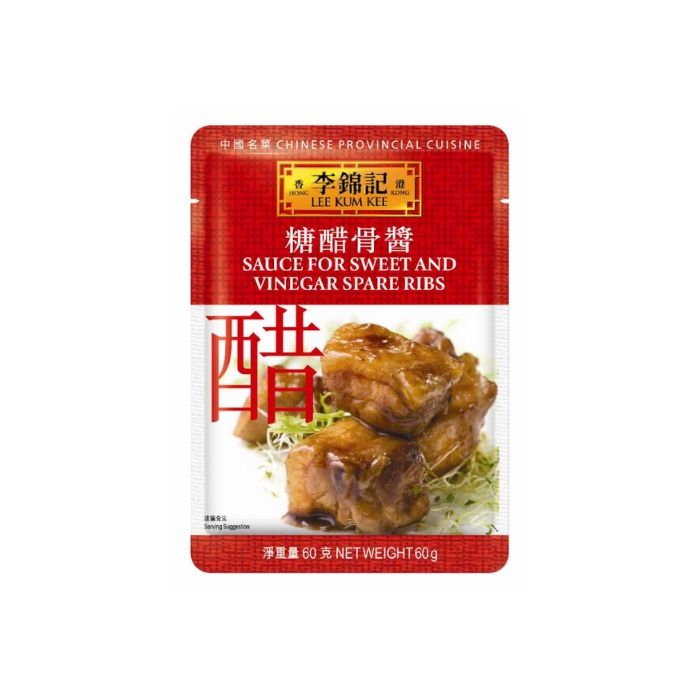 LEE KUM KEE Sauce for Sweet and Vinegar Spare Ribs 60g  李錦記快樂廚糖醋骨醬