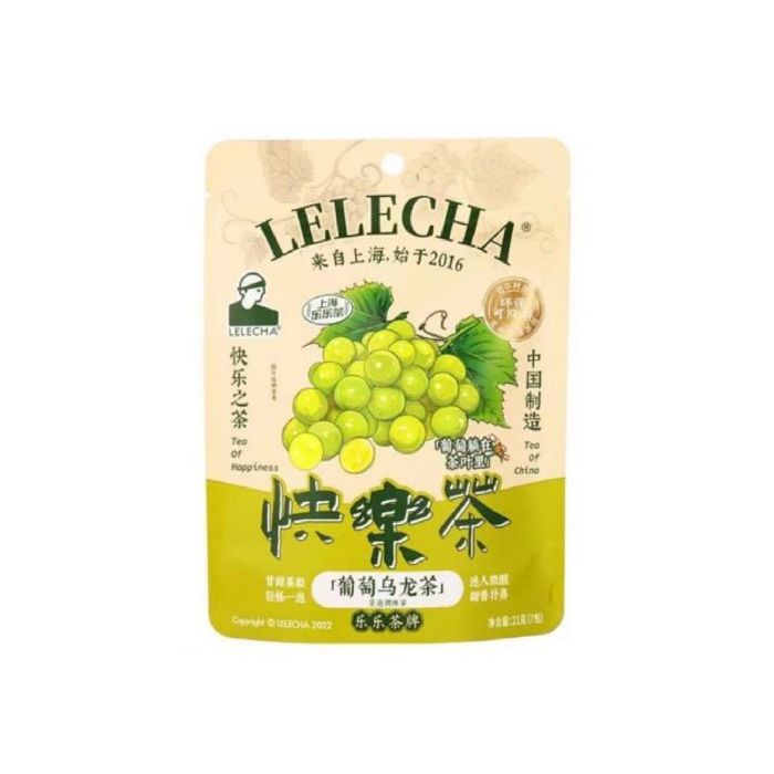 LELECHA Grape Oolong Tea 21g 快乐茶葡萄乌龙茶