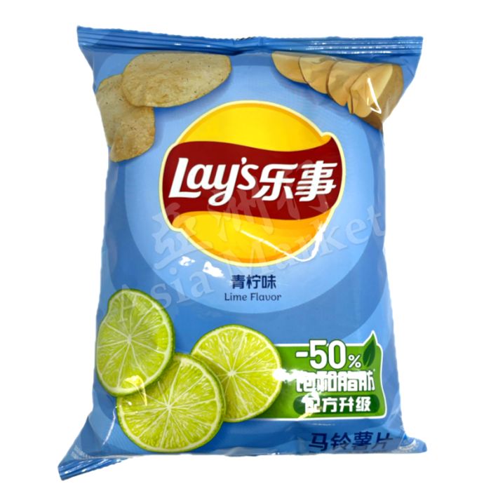 Lay's - Lime Flavour Potato Crisps 70g 樂事薯片-青檸味
