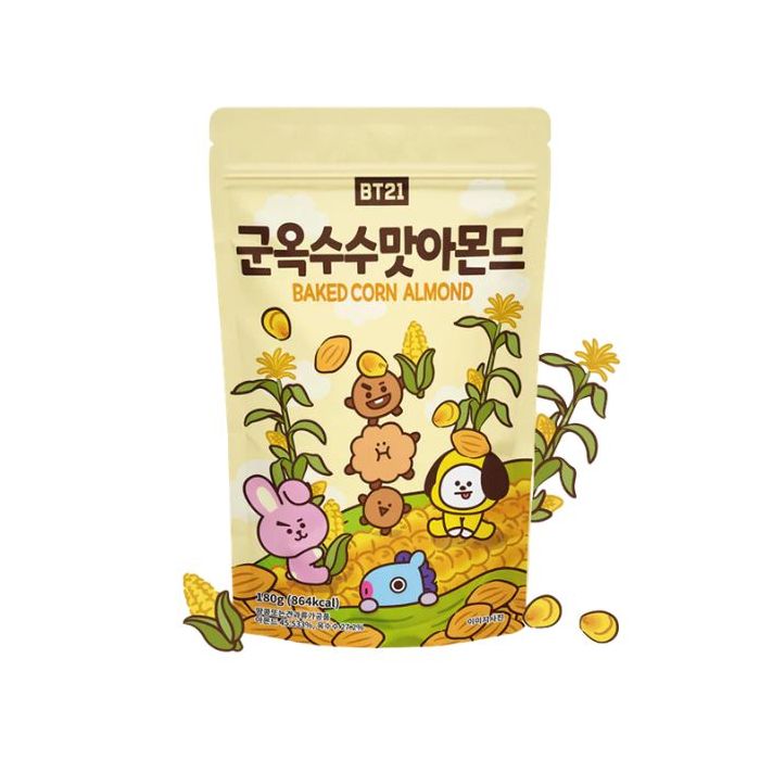 LINE BT21 Baked Corn Almond 180g