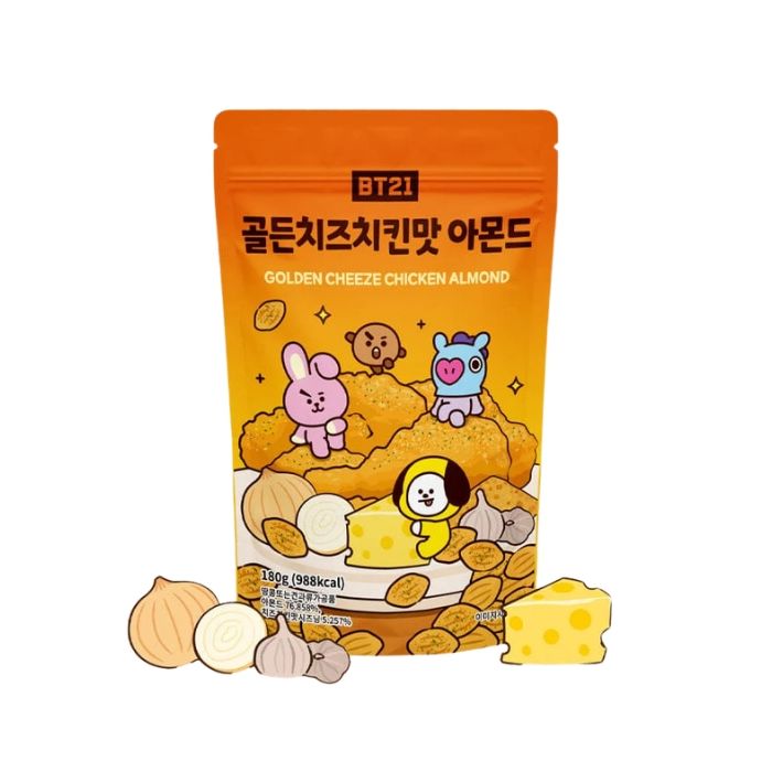 LINE BT21 Yellow Chicken (C) Flavour Almond 180g