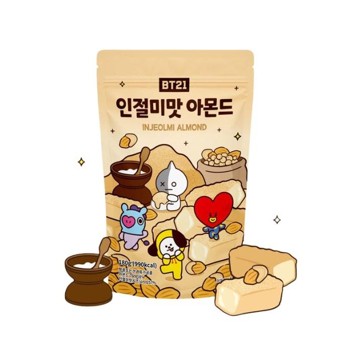 LINE BT21 Injeolmi Flavour Almond 180g