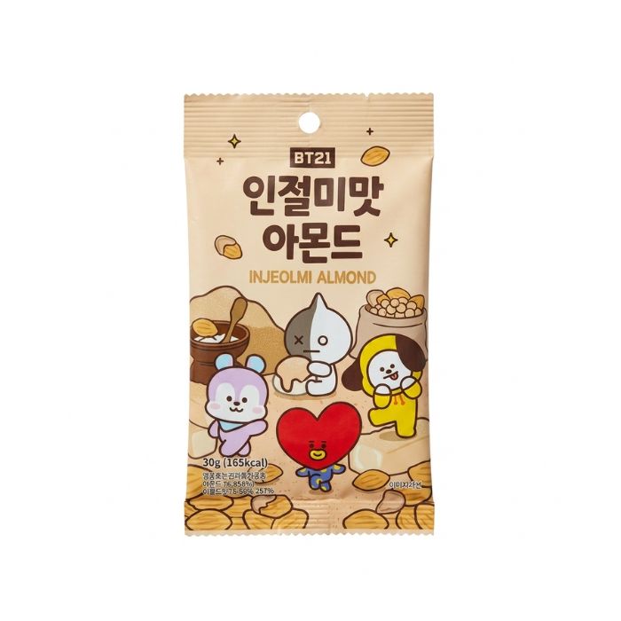 LINE BT21 Injeolmi Flavour Almond 30g