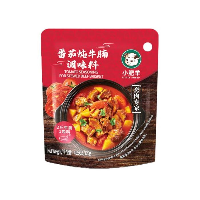 Little Sheep Tomato Seasoning For Stewed Beef Brisket 120g 小肥羊番茄炖牛腩調味料