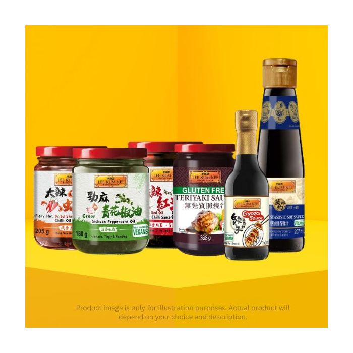Mix and Match Lee Kum Kee New Chilli Oil and Sauces Bundle