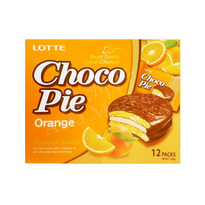 LOTTE 乐天(韩国) -  巧克力派 (香橙味) (28g x 12Packs) 336g