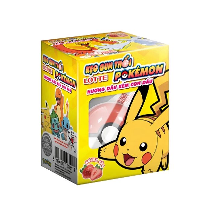 LOTTE Pokemon Strawberry Gummy With Toy 3.2g