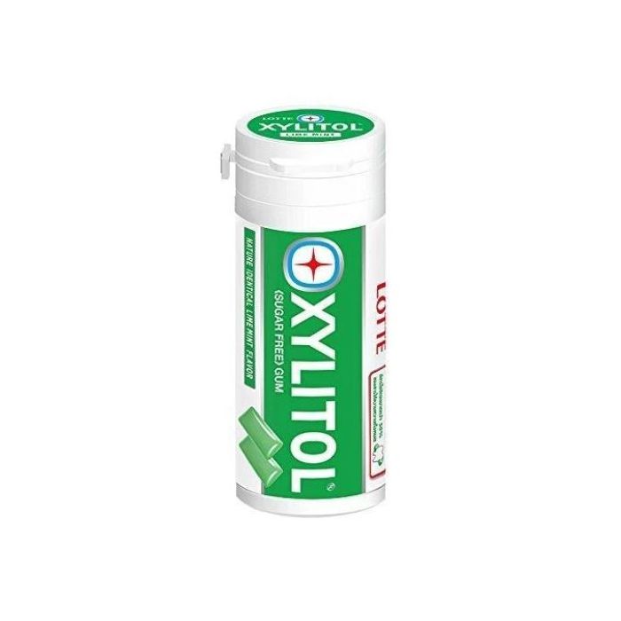 Lotte Xylitol Sugar Free Chewing Gum Lime and Mint Flavour 29g 無糖口香糖薄荷味