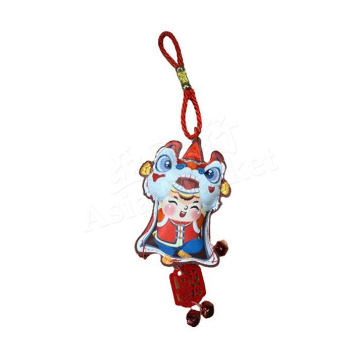 Lucky Kid Pendant 醒狮吉祥_如意铃铛挂件