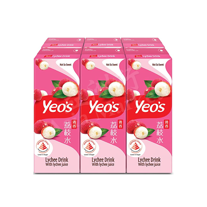 YEO'S - Lychee Drink (6x 250ml)  