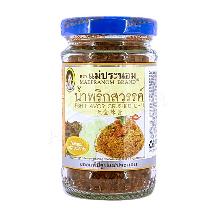 MAEPRANOM - Thai Crushed Chilli (Fish Flavour)妈巴侬 - 天堂辣椒粉 (鱼味) 67g