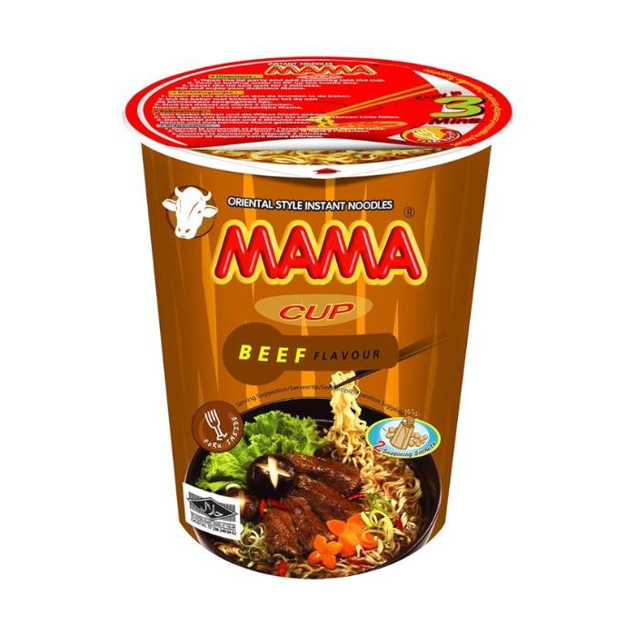 MAMA Instant Noodles Beef Cup 70g 