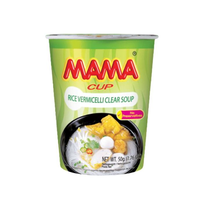 MAMA Cup Vermicelli Clear Soup 50g  媽媽清湯米粉*杯*