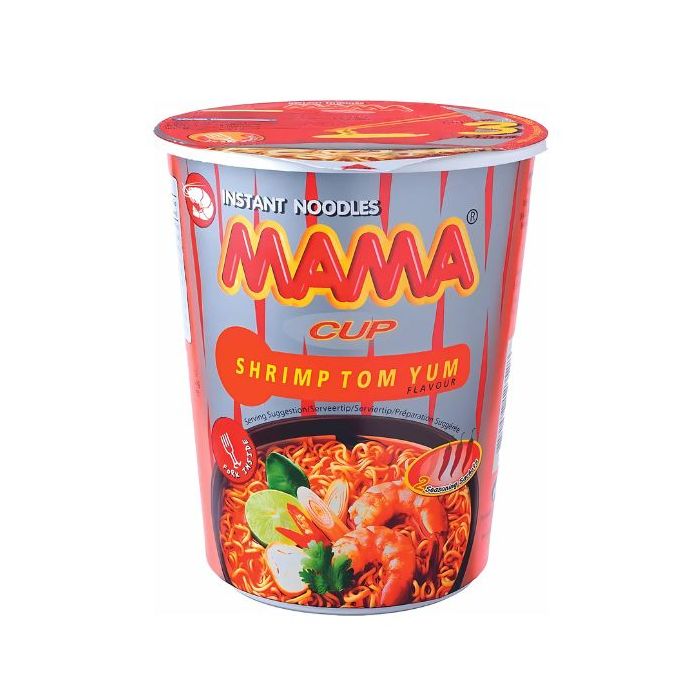  MAMA Shrimp Tom Yum Flavour Cup 70g 媽媽冬陰蝦杯麵