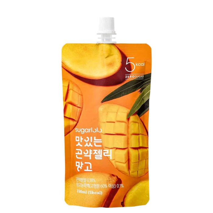 SUGAR LOLO Konjac Jelly Soft Drink - Mango Flavour 150g 韓國 蒟蒻啫喱 (芒果味)