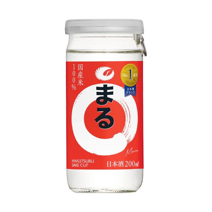 ○maru○ Hakutsuru Maru Sake Red 13.5% Alc 200ml