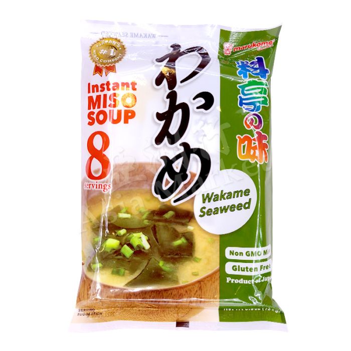 MARUKOME  Instant Miso Soup 8 servings (Wakame Seaweed) 156g 