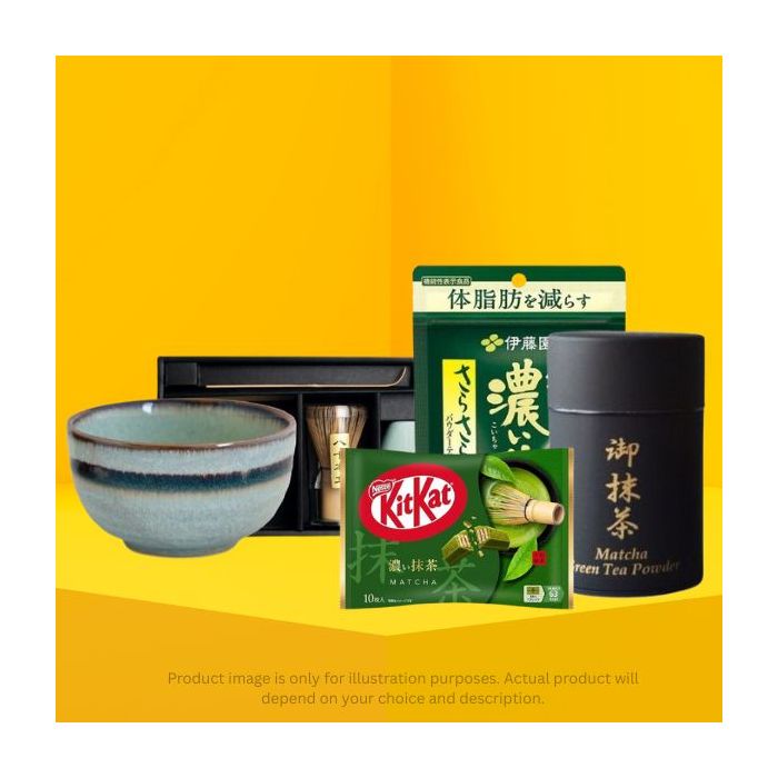 Mix and Match Japanese Matcha Tea, Tea Set and Snacks Bundle Deal