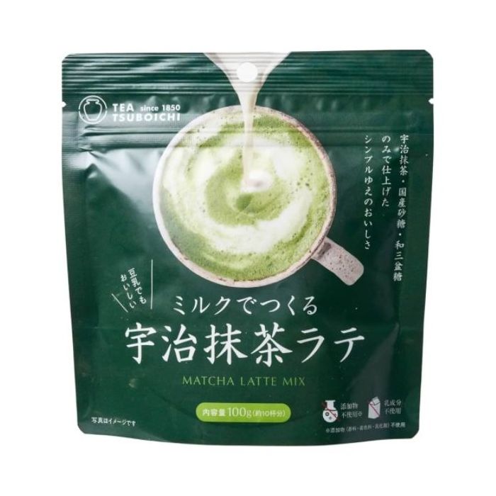 TSUBOICHI Milk De Tsukuru Uji Matcha Latte (Matcha Latte) 100g 老铺茶屋拿鐵宇治抹茶