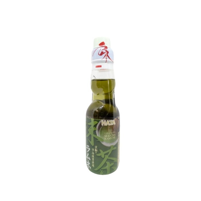 HATAKOSEN(HATA) RAMUNE Carbonated Soft Drink (Matcha Flavour) 200ml 日本彈珠汽水抹茶味