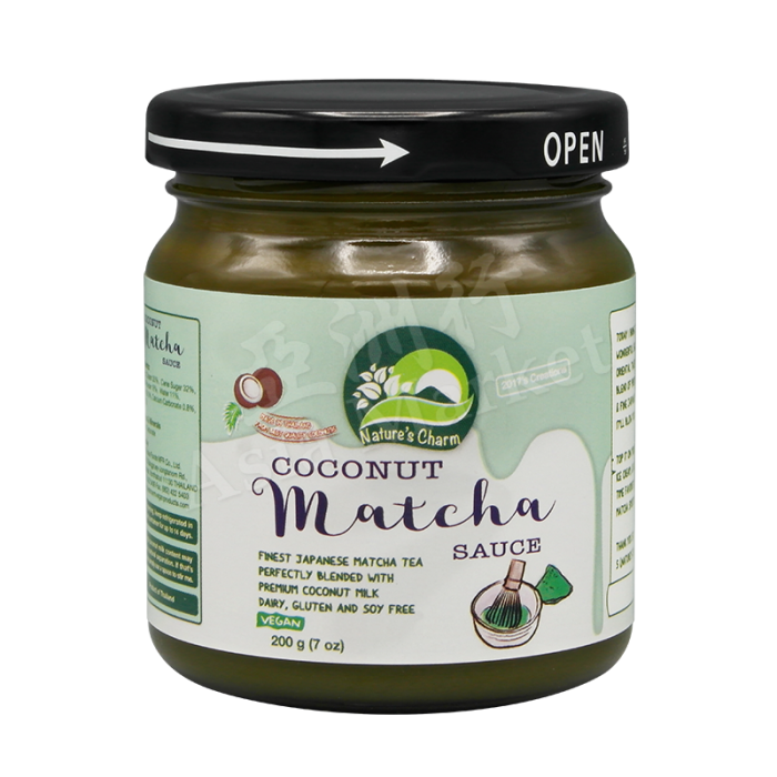 Nature's Charm Coconut Matcha Sauce 200g