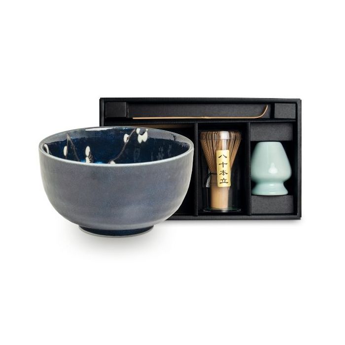 EMRO Hana Blue Matcha Bowl Set 抹茶套裝