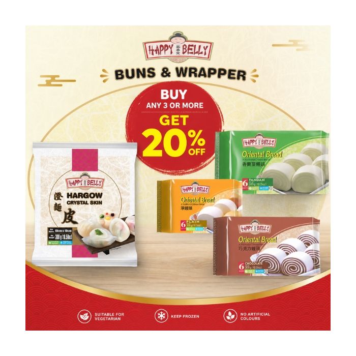 [FROZEN] Happy Belly Buns & Wrapper Mega Offer Bundle