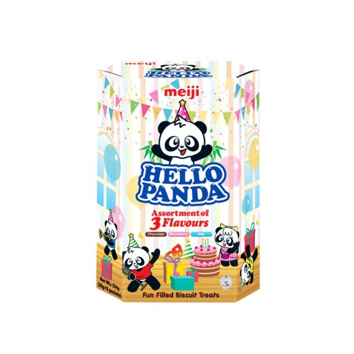MEIJI Hello Panda Assorted Flavour 260g 熊貓餅乾綜合味